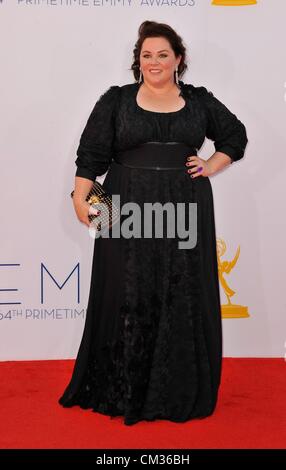 Melissa McCarthy arrivals64th Primetime Emmy Awards - Ankünfte Nokia Theatre L.A. LIVE Los Angeles CA 23. September 2012 Foto Stockfoto