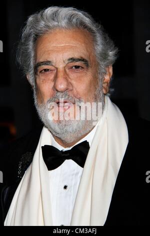 Placido Domingo Ankünfte 2012 Metropolitan Opera Opening Night Gala - Donizettis L'Elisir d ' Amore Lincoln Center New York NY Stockfoto