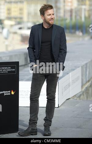 27. September 2012 - San Sebastian, besucht Baskenland, Spanien - schottische Schauspieler Ewan McGregor "The Impossible" Photocall im Kursaal Palace während 60. San Sebastian International Film Festival am 27. September 2012 in San Sebastian, Spanien. Stockfoto