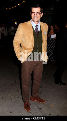 27. September 2012 - New York, New York, USA - TY BURRELL besucht die New Yorker Premiere von "Butter" an den AMC Lincoln Square Kinos statt. (Bild Kredit: Nancy Kaszerman/ZUMAPRESS.com ©) Stockfoto