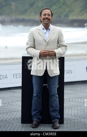 28. September 2012 - San Sebastian, besucht Baskenland, Spanien - Schauspieler Guillermo Francella "Â¡Atraco!" Photocall im Kursaal Palace während 60. San Sebastian International Film Festival am 28. September 2012 in San Sebastian, Spanien. (Bild Kredit: Jack Abuin/ZUMAPRESS.com ©) Stockfoto