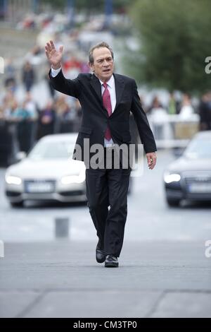 28. September 2012 - San Sebastian, besucht Baskenland, Spanien - Schauspieler TOMMY LEE JONES die "Hope Springs" Photocall im Kursaal Palace während der 60. Internationalen Filmfestspiele von San Sebastian. (Bild Kredit: Jack Abuin/ZUMAPRESS.com ©) Stockfoto