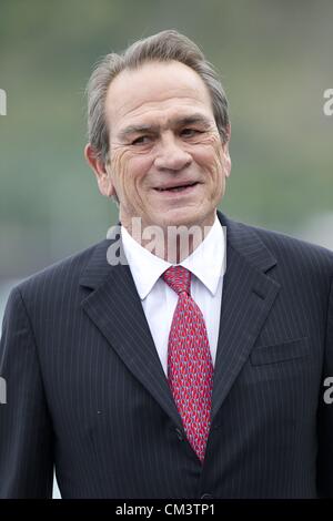 28. September 2012 - San Sebastian, besucht Baskenland, Spanien - Schauspieler TOMMY LEE JONES die "Hope Springs" Photocall im Kursaal Palace während der 60. Internationalen Filmfestspiele von San Sebastian. (Bild Kredit: Jack Abuin/ZUMAPRESS.com ©) Stockfoto