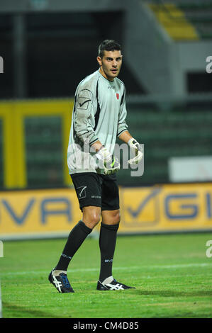 Riccardo Ragni (Nocerina), 23. August 2012 - Fußball / Fußball: Lega Pro Prima Divisione Übereinstimmung zwischen ASG Nocerina 0-1 Sorrento Calcio 1945 im Stadio San Francesco Lucini in Nocera Inferiore, Italien. (Foto von Maurizio Borsari/AFLO) [0855] Stockfoto