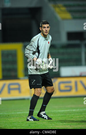 Riccardo Ragni (Nocerina), 23. August 2012 - Fußball / Fußball: Lega Pro Prima Divisione Übereinstimmung zwischen ASG Nocerina 0-1 Sorrento Calcio 1945 im Stadio San Francesco Lucini in Nocera Inferiore, Italien. (Foto von Maurizio Borsari/AFLO) [0855] Stockfoto