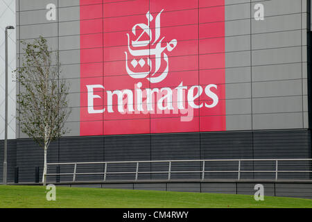 Radrennbahn Sir Chris Hoy in der Emirates-Arena im East End von Glasgow, Scotland, UK Stockfoto