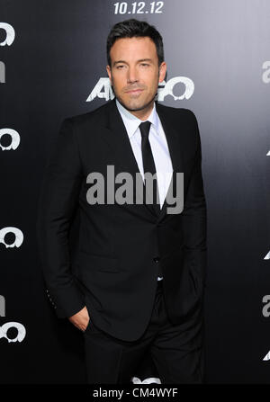 Ben Affleck bei der Filmpremiere für "Argo" in Beverly Hills, CA 4. Oktober 2012. USA. Stockfoto