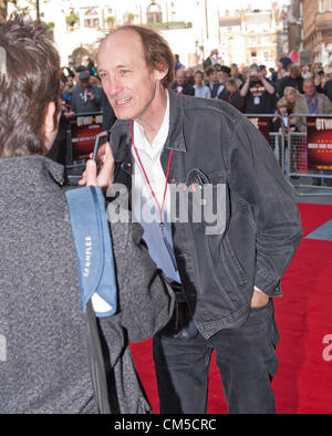 London, UK. 7. Oktober 2012. John Otway Teilnahme an der Premiere seines Films John Otway-The Film im Londoner Odean Leicester Square. Bildnachweis: Charlie Bryan/Alamy Live-Nachrichten Stockfoto