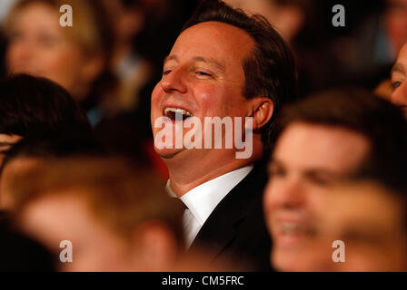 DAVID CAMERON PRIME MINISTER 9. Oktober 2012 die ICC BIRMINGHAM ENGLAND Stockfoto