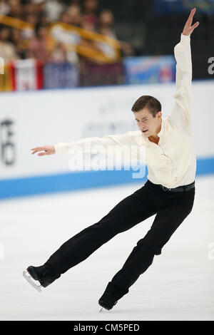 Jeffrey Buttle (CAN), 6. Oktober 2012 - Eiskunstlauf: Jeffrey Buttle von Kanada führt während der Japan Open 2012 in Saitama Super Arena in Saitama, Japan.  (Foto von Yusuke Nakanishi/AFLO SPORT) [1090] Stockfoto