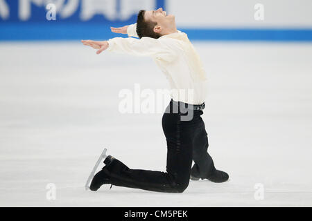 Jeffrey Buttle (CAN), 6. Oktober 2012 - Eiskunstlauf: Jeffrey Buttle von Kanada führt während der Japan Open 2012 in Saitama Super Arena in Saitama, Japan.  (Foto von Yusuke Nakanishi/AFLO SPORT) [1090] Stockfoto