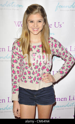 13. Oktober 2012 statt - Los Angeles, Kalifornien, USA - Isabella Palmieri besucht die Mädchen sind es Wert es Stiftung auf Stufe 3 bei Hollywood & Highland in Hollywood, Kalifornien am 13. Oktober 2012. 2012 (Kredit-Bild: © D. Long/Globe Photos/ZUMAPRESS.com) Stockfoto