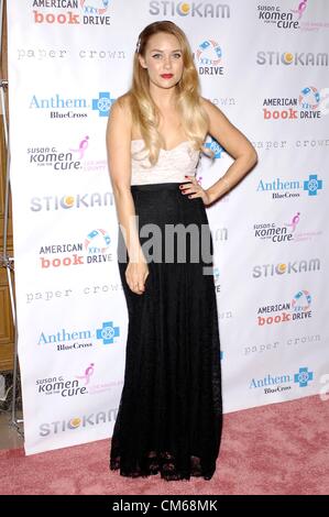 Lauren Conrad im Ankunftsbereich für Designs für The Cure Gala, Millennium Biltmore Hotel Los Angeles, CA 13. Oktober 2012. Foto von: Michael Germana/Everett Collection Stockfoto