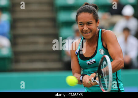 Heather Watson (GBR), 14. Oktober 2012 - Tennis: HP Japan Frauen Open Tennis 2012, Dameneinzel Finale match bei Utsubo Tennis Center, Osaka, Japan.  (Foto von Akihiro Sugimoto/AFLO SPORT) Stockfoto