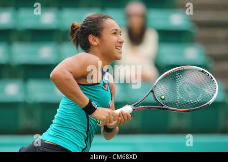 Heather Watson (GBR), 14. Oktober 2012 - Tennis: HP Japan Frauen Open Tennis 2012, Dameneinzel Finale match bei Utsubo Tennis Center, Osaka, Japan.  (Foto von Akihiro Sugimoto/AFLO SPORT) Stockfoto