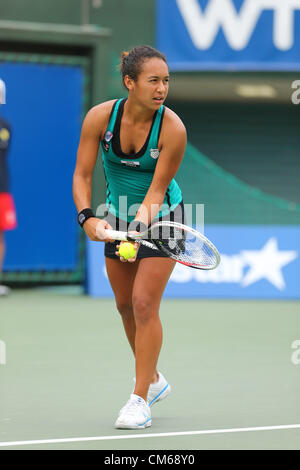 Heather Watson (GBR), 14. Oktober 2012 - Tennis: HP Japan Frauen Open Tennis 2012, Dameneinzel Finale match bei Utsubo Tennis Center, Osaka, Japan.  (Foto von Akihiro Sugimoto/AFLO SPORT) Stockfoto