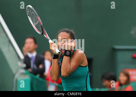 Heather Watson (GBR), 14. Oktober 2012 - Tennis: HP Japan Frauen Open Tennis 2012, Dameneinzel Finale match bei Utsubo Tennis Center, Osaka, Japan.  (Foto von Akihiro Sugimoto/AFLO SPORT) Stockfoto