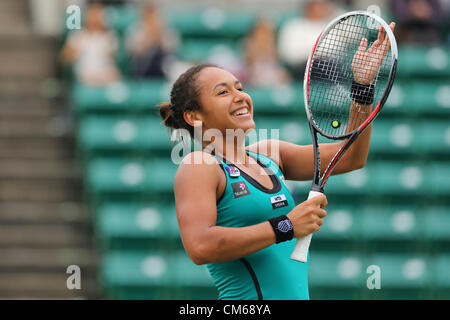 Heather Watson (GBR), 14. Oktober 2012 - Tennis: HP Japan Frauen Open Tennis 2012, Dameneinzel Finale match bei Utsubo Tennis Center, Osaka, Japan.  (Foto von Akihiro Sugimoto/AFLO SPORT) Stockfoto