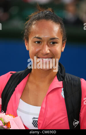 Heather Watson (GBR), 14. Oktober 2012 - Tennis: HP Japan Frauen Open Tennis 2012, Frauen Doppel-Finale match bei Utsubo Tennis Center, Osaka, Japan.  (Foto von Akihiro Sugimoto/AFLO SPORT) Stockfoto