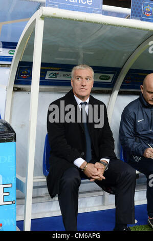 Didier Deschamps (FRA), 12. Oktober 2012 - Fußball /Soccer: Frankreich Trainer Didier Deschamps vor das internationale Freundschaftsspiel zwischen Frankreich 0-1 Japan im Stade de France in Saint-Denis, Frankreich. (Foto von Jinten Sawada/AFLO) Stockfoto