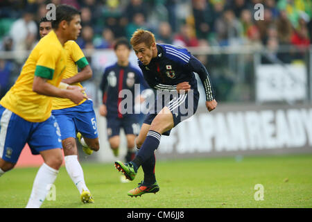 Keisuke Honda (JPN), 16. Oktober 2012 - Fußball /Soccer: Internationale Freundschaftsspiel zwischen Japan 0-4 Brasilien am Stadion Wroclaw, Breslau, Polen.  (Foto von YUTAKA/AFLO SPORT) [1040] Stockfoto