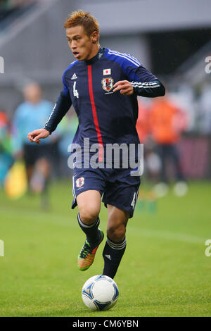 Keisuke Honda (JPN), 16. Oktober 2012 - Fußball /Soccer: Internationale Freundschaftsspiel zwischen Japan 0-4 Brasilien am Stadion Wroclaw, Breslau, Polen.  (Foto von YUTAKA/AFLO SPORT) Stockfoto