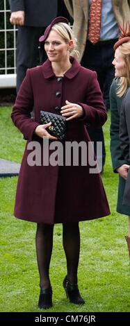 Ascot, Großbritannien. 20. Oktober 2012. Zara Phillips in der Parade Ring in Ascot, vor der Qipco Königin Eliabeth II Pfahl Kredit: Paul McCabe / Alamy Live News Stockfoto