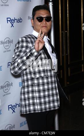 Las Vegas, Nevada, USA. 21. Oktober 2012. PSY für Psy führt zur Reha, REHAB im Hard Rock Hotel, Las Vegas, NV 21. Oktober 2012 auf der Bühne. Foto von: MORA/Everett Collection Stockfoto