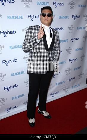 Las Vegas, Nevada, USA. 21. Oktober 2012. PSY für Psy führt zur Reha, REHAB im Hard Rock Hotel, Las Vegas, NV 21. Oktober 2012 auf der Bühne. Foto von: MORA/Everett Collection Stockfoto