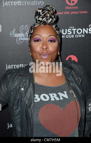 New York, USA. 22. Oktober 2012. Monifah im Ankunftsbereich für THE HOUSTONS: ON OUR OWN Premiere Party, Tribeca Grand Hotel, New York, NY 22. Oktober 2012. Foto von: Derek Sturm/Everett Collection Stockfoto