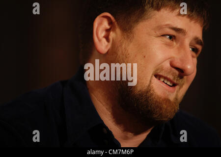 16. Dezember 2009 - Gudermes, Russland - Präsident von Tschetschenien Ramzan Kadyrov, Residenz in Grosny City. (Kredit-Bild: © PhotoXpress/ZUMAPRESS.com) Stockfoto