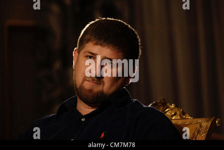 16. Dezember 2009 - Gudermes, Russland - Präsident von Tschetschenien Ramzan Kadyrov, Residenz in Grosny City. (Kredit-Bild: © PhotoXpress/ZUMAPRESS.com) Stockfoto