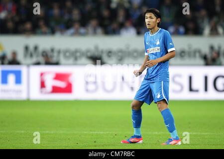 Takashi Usami (Hoffenheim), 19. Oktober 2012 - Fußball / Fußball: Takashi Usami Hoffenheim in Aktion während der Bundesliga-match zwischen TSG 1899 Hoffenheim 3: 3-SpVgg Greuther Fürth am Rhein-Neckar-Arena in Sinsheim, Deutschland. (Foto: AFLO) [2268] Stockfoto