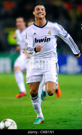 Dortmund, Deutschland, Fußball, Champions League, 3. Spieltag Borussia Dortmund - Real Madrid 2:1: Cristiano Ronaldo (Real Madrid) Stockfoto
