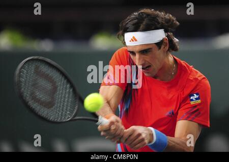 29.10.2012. Palais Omnisports, Bercy, Paris, Frankreich.   Tomasz Bellucci BH Tennis BNP Paribas Masters 2012 Stockfoto