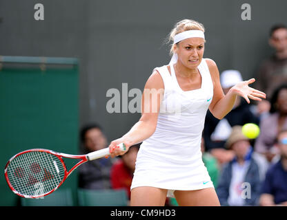 SABINE LISICKI Deutschland der ALL ENGLAND TENNIS CLUB WIMBLEDON LONDON ENGLAND 29. Juni 2012 Stockfoto