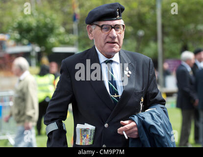 Manchester, UK. 30.06.2012-Veteran an der Armed Forces Day Zeremonie, Piccadilly, Manchester. Stockfoto