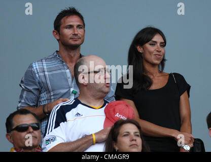 FRANK LAMPARD & CHRISTINE BLEAKLEY Promis bei LA GALAXY V PHILADELPHIA UNION MLS CARSON LOS ANGELES Kalifornien USA 04 Juli 20 Stockfoto