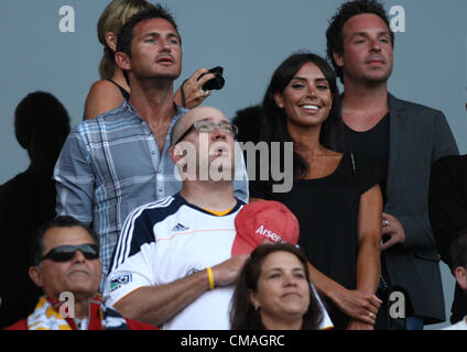 FRANK LAMPARD & CHRISTINE BLEAKLEY Promis bei LA GALAXY V PHILADELPHIA UNION MLS CARSON LOS ANGELES Kalifornien USA 04 Juli 20 Stockfoto