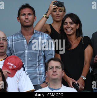 FRANK LAMPARD & CHRISTINE BLEAKLEY Promis bei LA GALAXY V PHILADELPHIA UNION MLS CARSON LOS ANGELES Kalifornien USA 04 Juli 20 Stockfoto