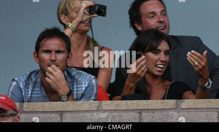 FRANK LAMPARD & CHRISTINE BLEAKLEY Promis bei LA GALAXY V PHILADELPHIA UNION MLS CARSON LOS ANGELES Kalifornien USA 04 Juli 20 Stockfoto