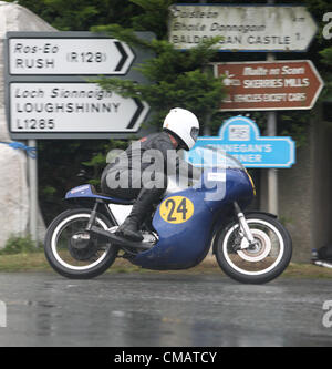 Schären 100 Straßenrennen in Irland Stockfoto