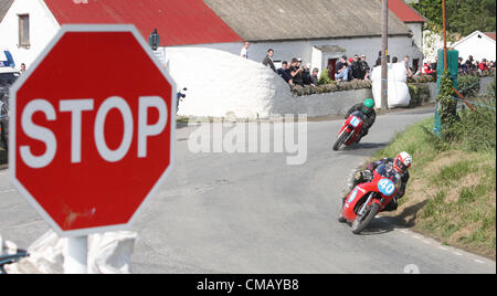 Schären 100 Straßenrennen in Irland Stockfoto