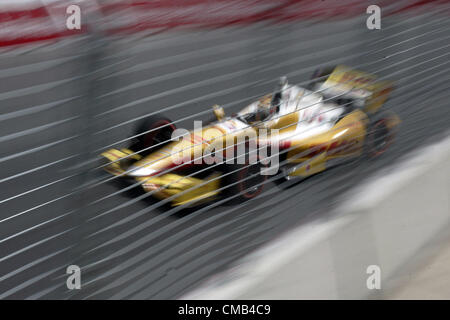 8. Juli 2012 - Toronto, Ontario, Kanada - IZOD Indycar Series, Honda-Grand Prix von Toronto, Toronto, ON, Kanada, 6. Juli-8. 2012, RYAN HUNTER REAY, Andretti Autosport. (Kredit-Bild: © Ron Bijlsma/ZUMAPRESS.com) Stockfoto