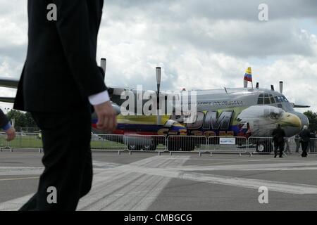 11. Juni 2012. Farnborough International Airshow.  Im Bild - c-130J Hercules Stockfoto