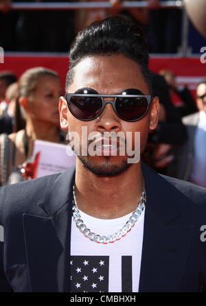 MIGUEL 2012 ESPY. Anreise-LOS ANGELES-Kalifornien-USA 11. Juli 2012 Stockfoto