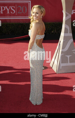 12. Juli 2012 - Hollywood, Kalifornien, USA - Hayden Panettiere während der 2012 ESPY AWARDS im Nokia Theater, am statt 11. Juli 2012, in Los Angeles. (Kredit-Bild: © Michael Germana/Globe Photos/ZUMAPRESS.com) Stockfoto