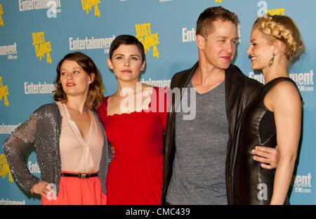 Emilie de Ravin, Ginnifer Goodwin, Josh Dallas, Jennifer Morrison im Ankunftsbereich für Comic-Con International 2012: Entertainment Weekly Party, San Diego Convention Center, San Diego, CA 14. Juli 2012. Foto von: Emiley Schweich/Everett Collection Stockfoto