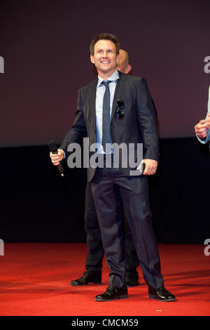 18.07.2012. Moskau. Russland. 'Soldiers Of Fortune'-Film-Premiere im Theater "Oktober" Bild. Auf dem Bild: Christian Slater Stockfoto