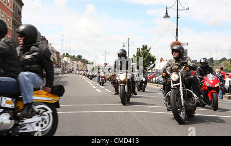 Waterford Motorrad Fest 2012 Irland Stockfoto